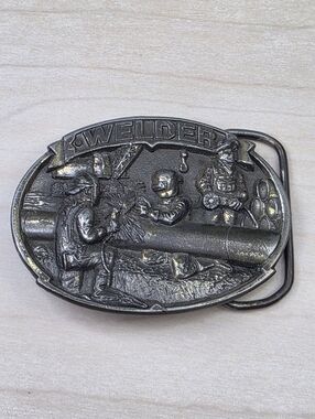 VTG 1986 Welder Belt Buckle The Great American Buckle Co. #1803 USA
